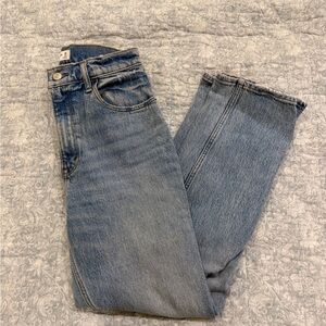 Abercrombie & Fitch 90s Straight High Rise Women's Light Blue Jeans